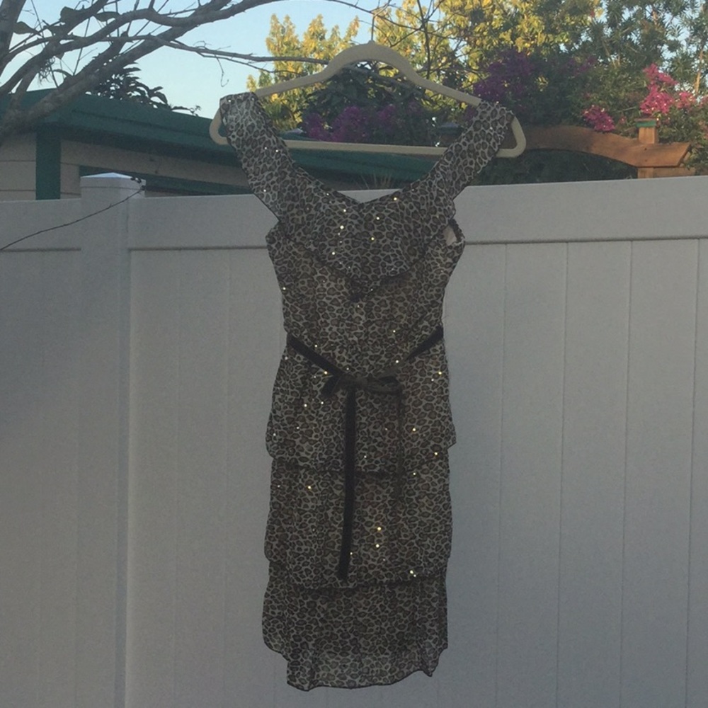 Girls Justice Cheetah Dress size 12